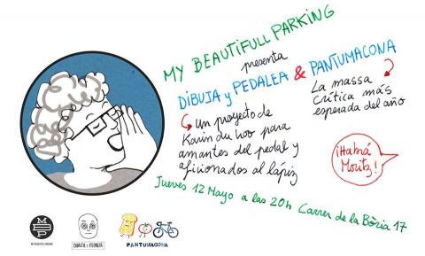 Draw&pedal at the Pantumacona in Barcelona